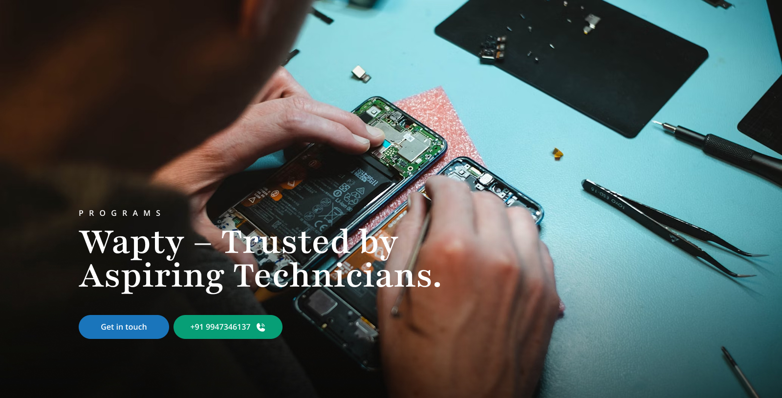 Mobile Technician Course in Uppala – 100% Job Guarantee | Wapty Institute